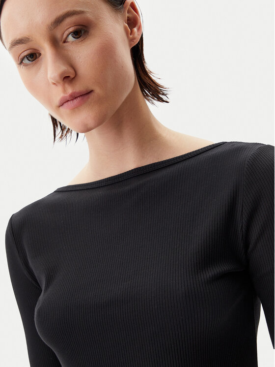 Calvin Klein Calvin Klein Blúzka K20K208244 Čierna Slim Fit