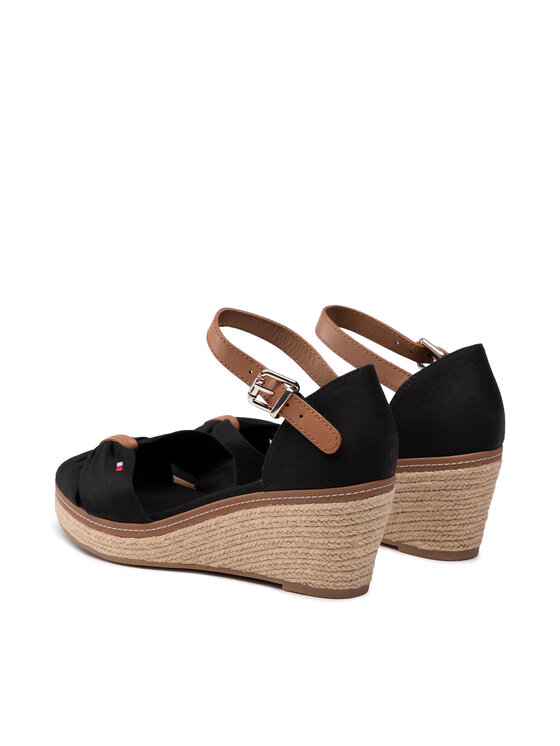 Tommy Hilfiger Tommy Hilfiger Еспадрильї Elba 40D FW0FW00906 Чорний