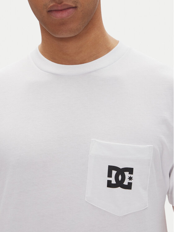 DC Shoes DC Shoes T-Shirt ADYZT05377 Biały Regular Fit