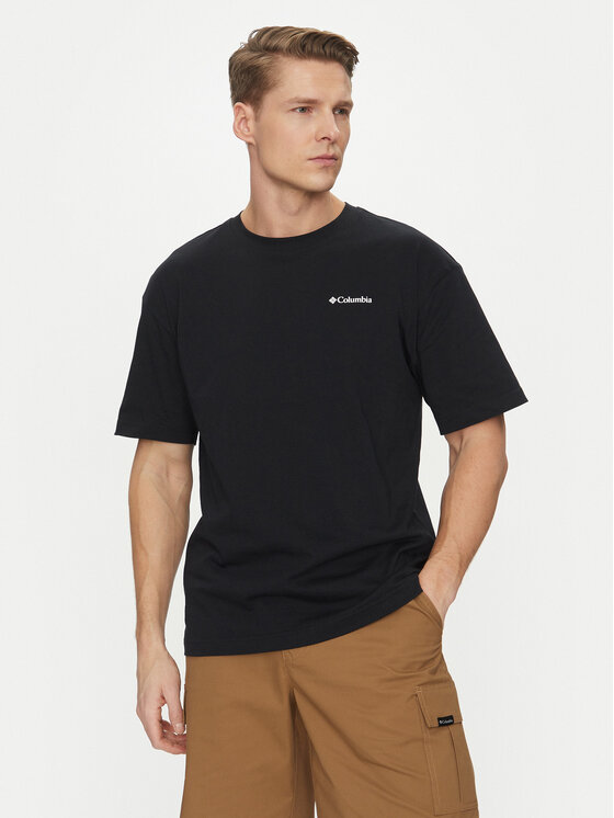 Columbia Columbia T-shirt Butte™ 2071701 Crna Relaxed Fit