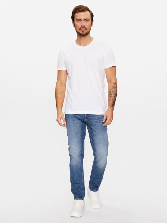 Gant Gant Súprava tričiek C-Neck 2 Pack 900002008 Biela Regular Fit