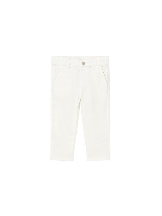 Mayoral Mayoral Chino kalhoty 522 Écru Slim Fit