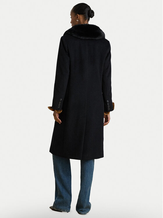 LAUREN RALPH LAUREN LAUREN RALPH LAUREN Vilnonis paltas 297P23450002 Šviesiai ruda Oversize