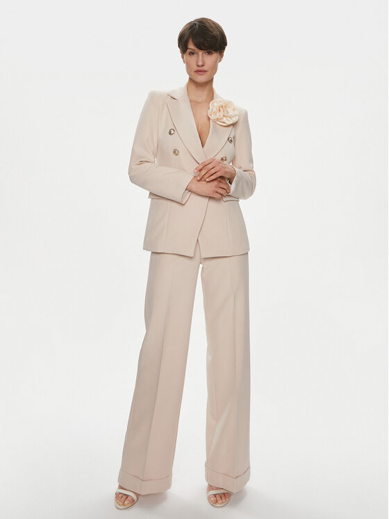 Maryley Maryley Marynarka 24EB139/M13/43GE Beżowy Regular Fit