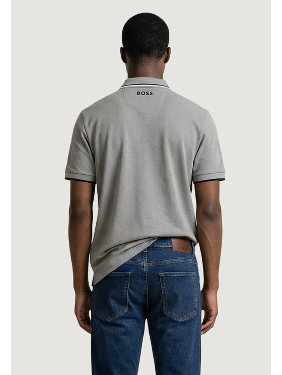 BOSS BOSS Polo 10226584 Grigio Casual Fit