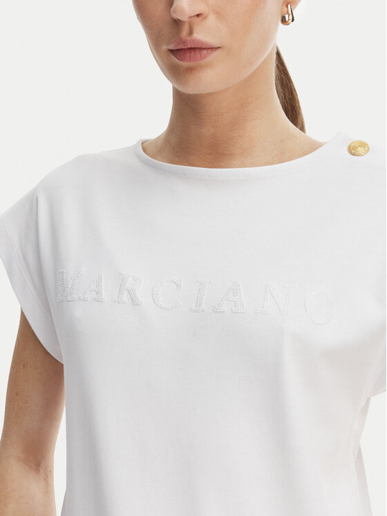 Marciano Guess Marciano Guess Tricou G6GI04 K3505 Alb Regular Fit