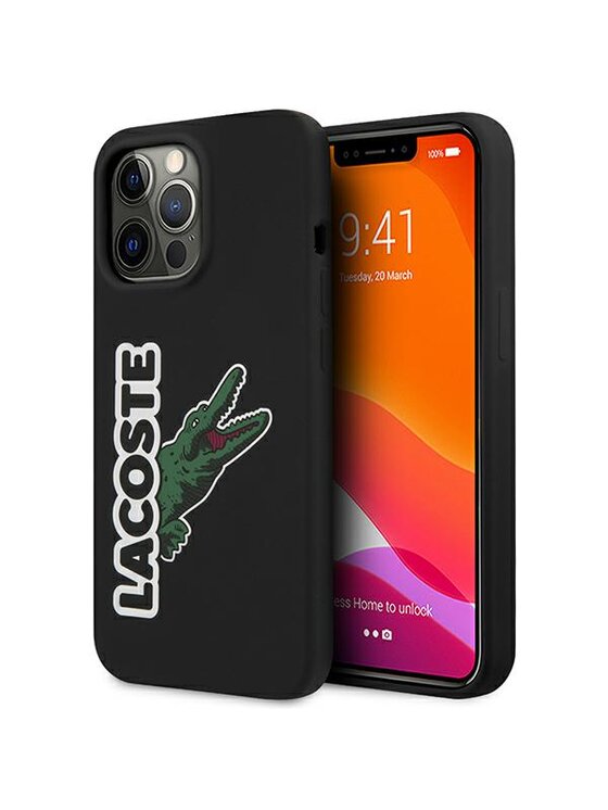 Lacoste Lacoste Etui na telefon iPhone 13/13 Pro Czarny
