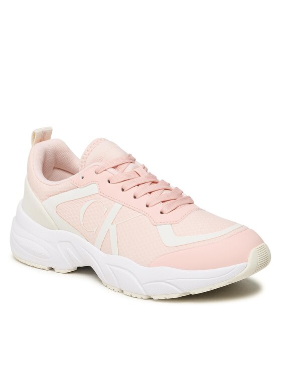 Calvin Klein Jeans Calvin Klein Jeans Сникърси Retro Tennis Over Mesh Wn YW0YW00946 Розов