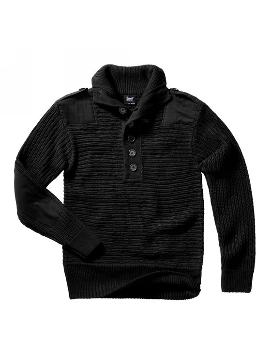Brandit Brandit Sweter 5027.2 Czarny Regular Fit