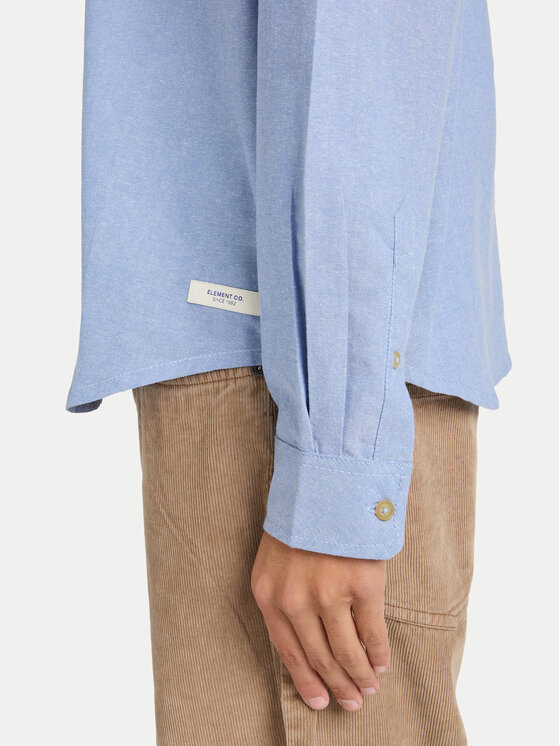Element Element Hemd Button Down Regular Oxford ELYWT00182 Blau Regular Fit