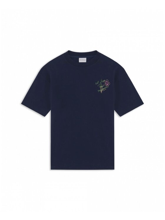 Drole de Monsieur Drole de Monsieur T-shirt g-ts188-co002-ny Blu Regular Fit