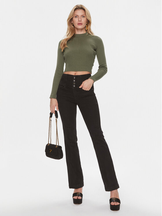 Guess Guess Pullover Marie W4RR24 Z3C71 Grün Regular Fit