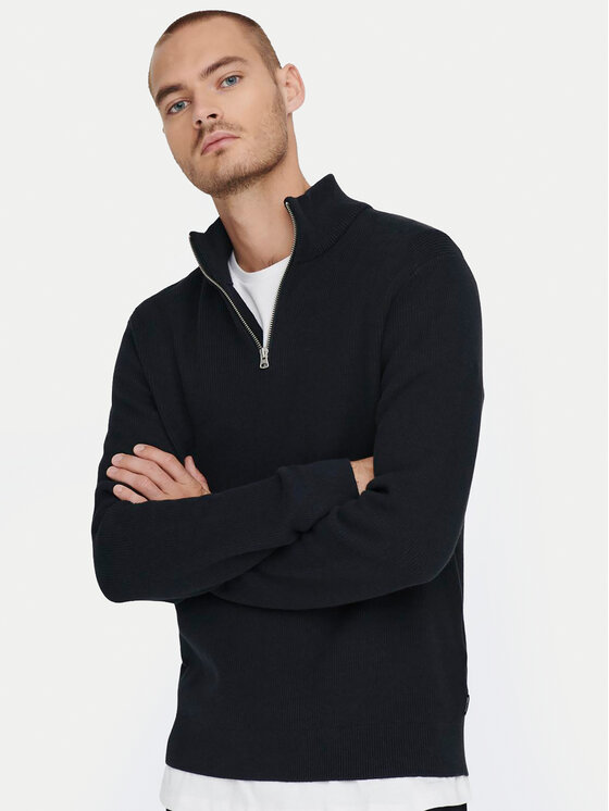 Only & Sons Only & Sons Sweater 22023210 Sötétkék Regular Fit