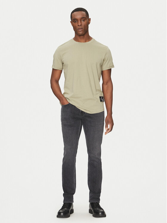 Calvin Klein Jeans Calvin Klein Jeans Tričko J30J323482 Béžová Regular Fit