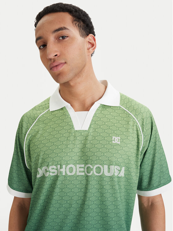 DC Shoes DC Shoes Tričko Soccer EDYKT03546 Zelená Boxy Fit