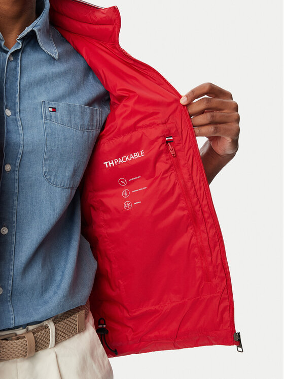 Tommy Hilfiger Tommy Hilfiger Vest MW0MW37677 Punane Regular Fit