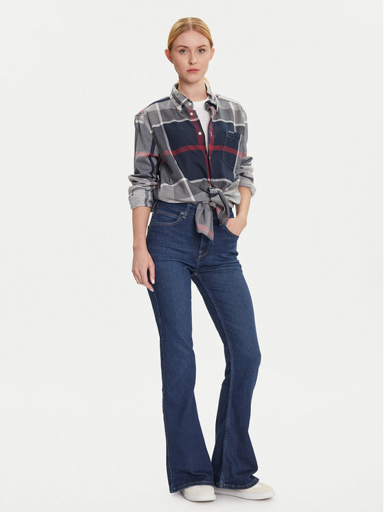 Lee Lee Jeansy Breese 112354456 Granatowy Bootcut Fit