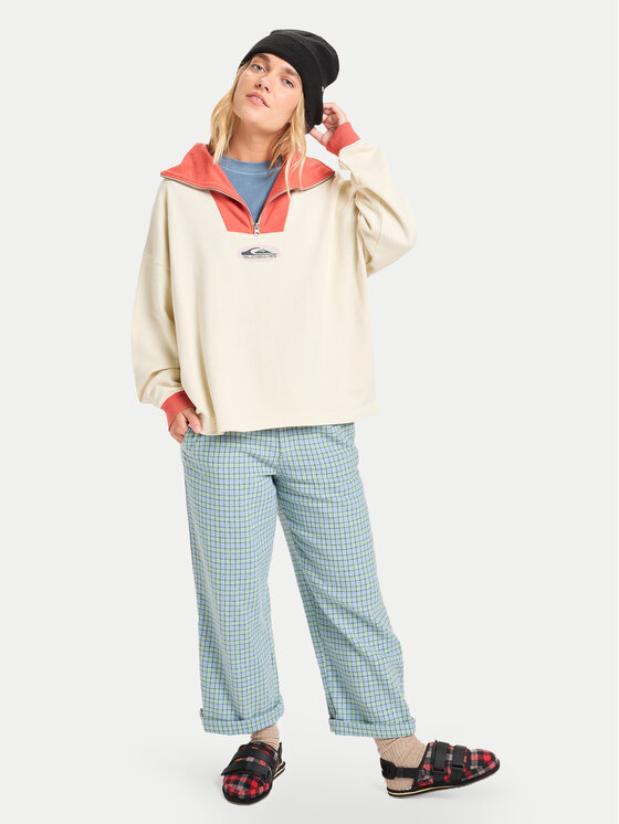 Quiksilver Quiksilver Jaka Polar Sungai Block EQWFT03192 Balts Oversize