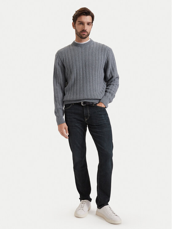 BOSS BOSS Pulover Arakingo 50565119 Gri Relaxed Fit