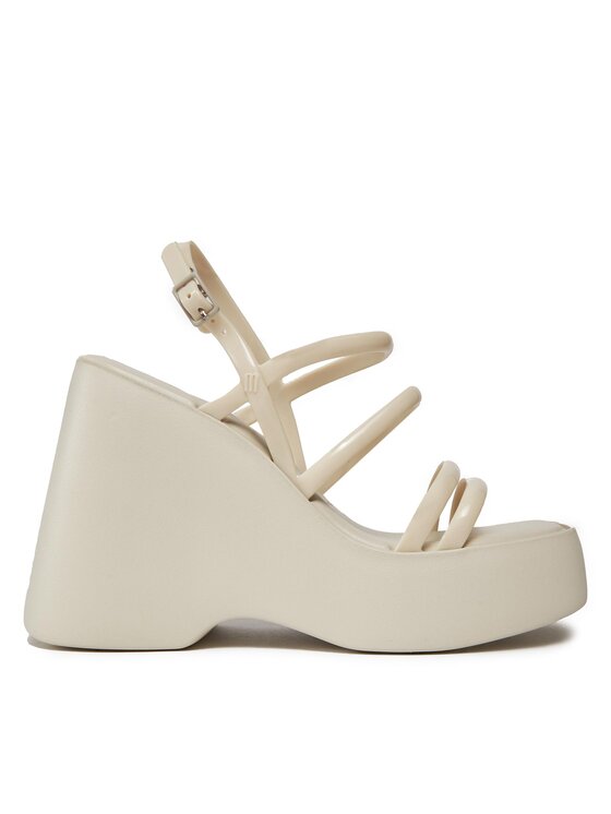 Női Szandál Melissa, Méret: 41_42, Bézs, Melissa Jessie Platform Ad 33994