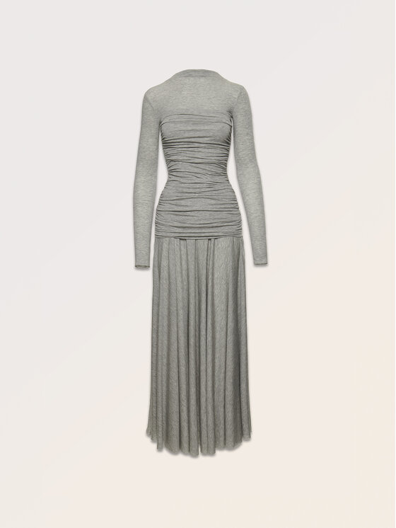 La Mania La Mania Vestito di maglia MITCH Grigio Classic Fit