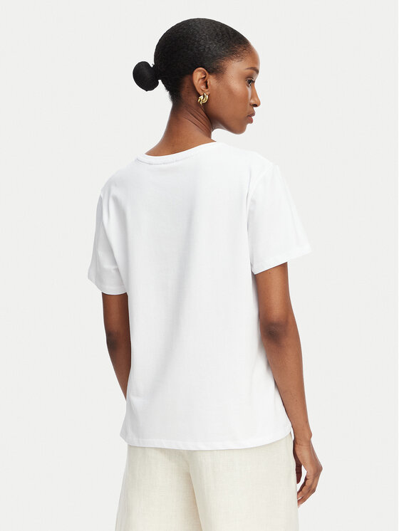 Marella Marella T-Shirt Emme by Marella Gola 2615971072 Creme Regular Fit