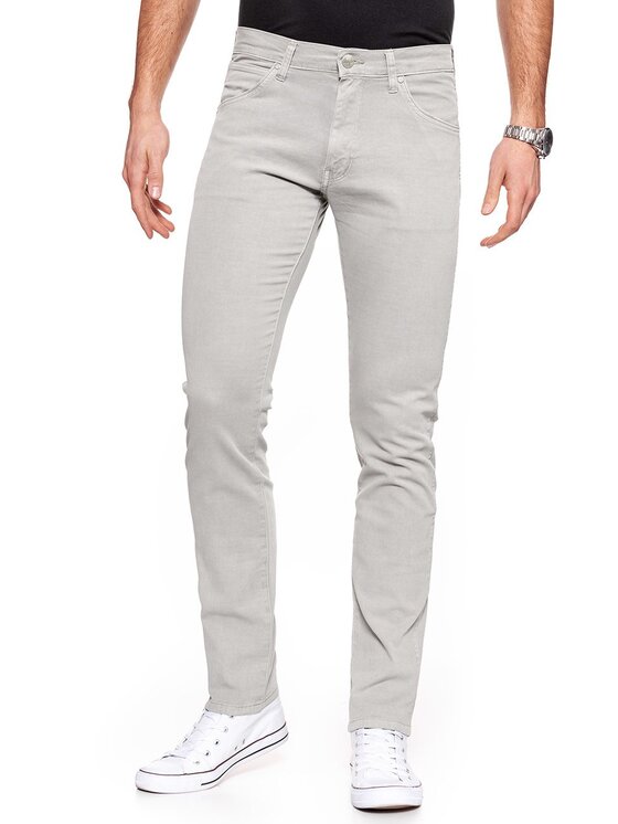 Wrangler Wrangler Spodnie materiałowe LARSTON Szary Slim Fit