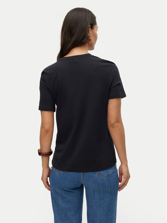 Vero Moda Vero Moda T-Shirt Paulina 10316991 Czarny Regular Fit