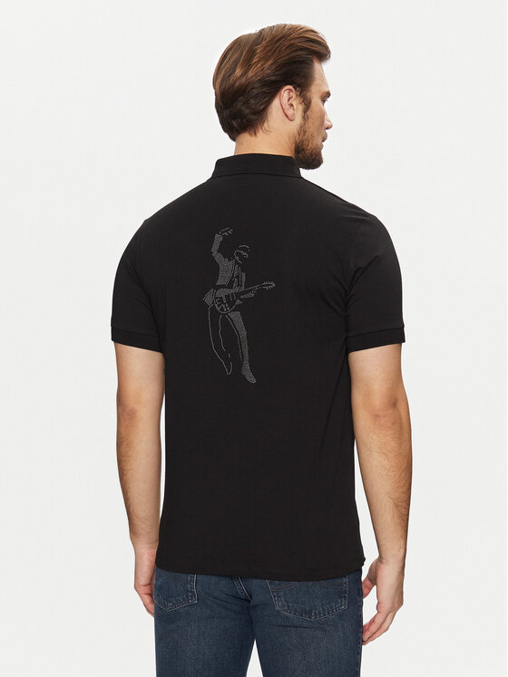 KARL LAGERFELD KARL LAGERFELD Polokošile 745085 551225 Černá Regular Fit