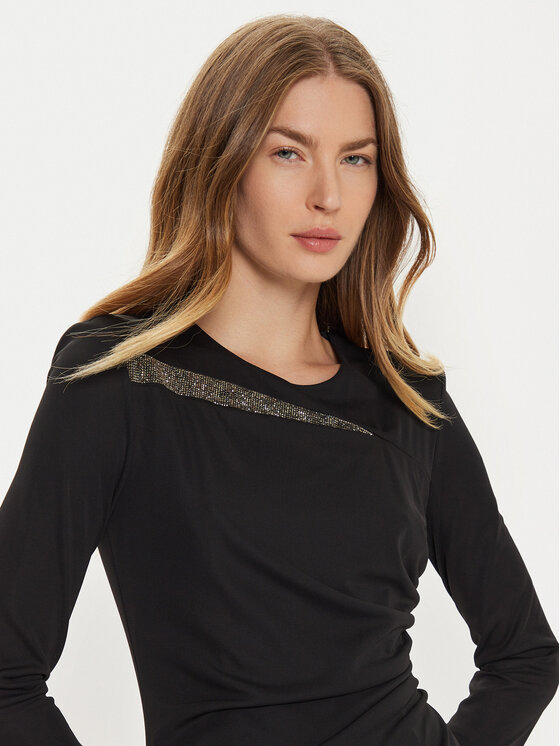 Rinascimento Rinascimento Õhtune kleit CFC0121168003 Must Regular Fit