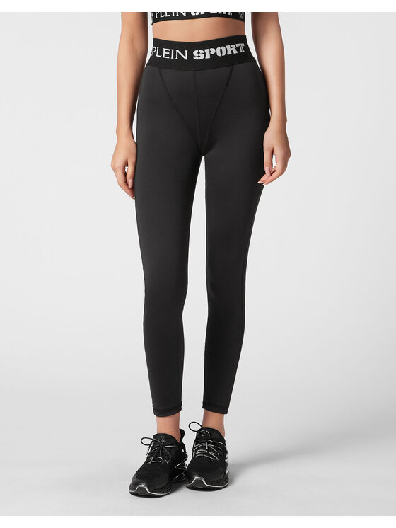 Plein Sport Plein Sport Legginsy 9365 Czarny Active Fit