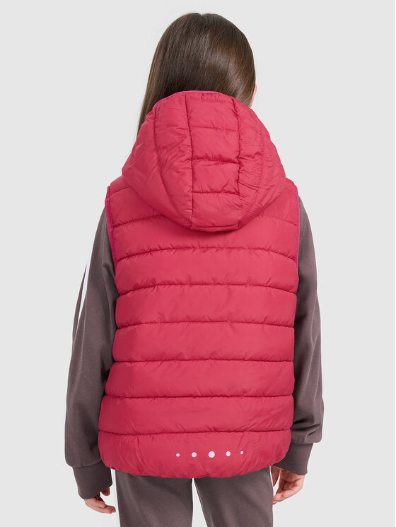 4F 4F Kamizelka OUTERWEAR Różowy Regular Fit