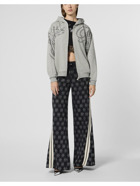 PHILIPP PLEIN PHILIPP PLEIN Mikina 29900 Béžová Regular Fit