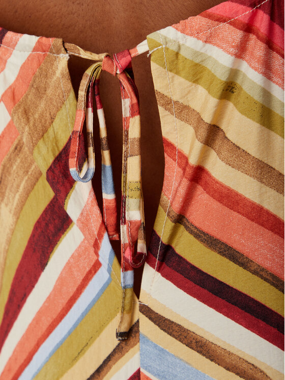 Vero Moda Vero Moda Sommerkleid Ellie 10345251 Orange Regular Fit