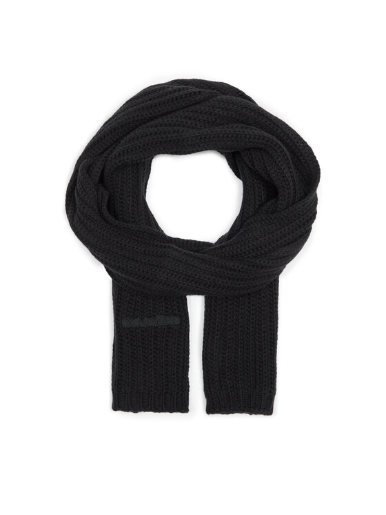 Fular Calvin Klein Oversized Knit Scarf 30X180 K60K608496 Negru