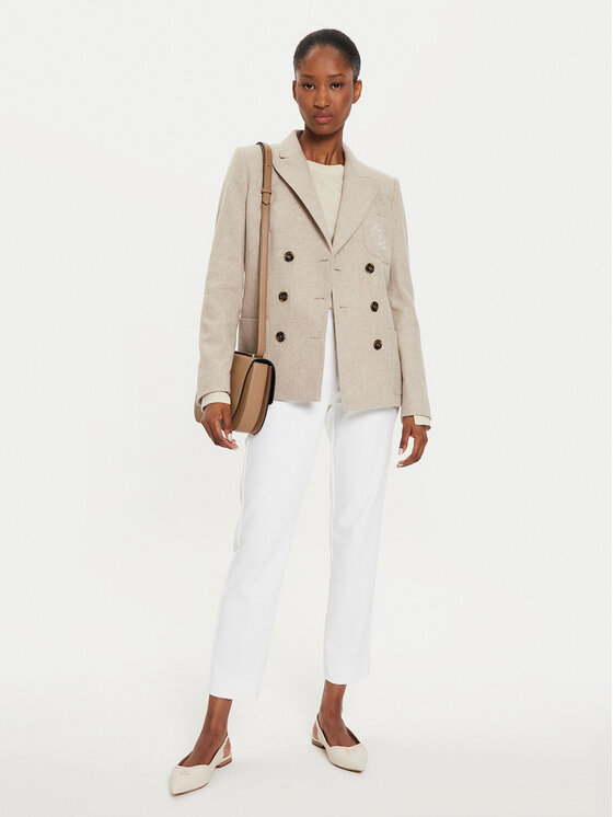 Marella Marella Suknjič Romagna 2423046044 Bež Slim Fit