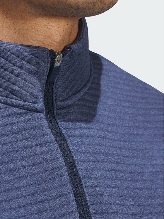 adidas adidas Bluza Ultimate365 DWR Textured Quarter-Zip Niebieski jasny Regular Fit