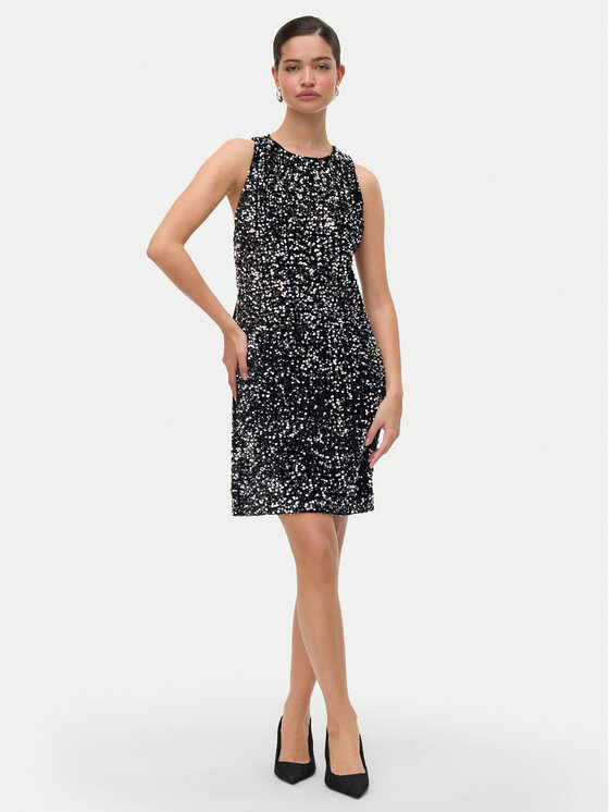 Vero Moda Vero Moda Kokteiļkleita Bella 10335720 Melns Slim Fit