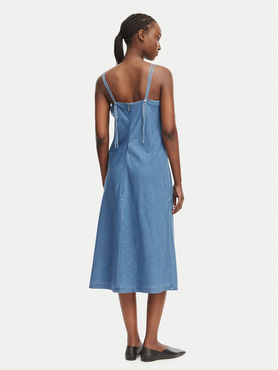 Calvin Klein Jeans Calvin Klein Jeans Дънкова рокля LV047F748G Светлосин Regular Fit