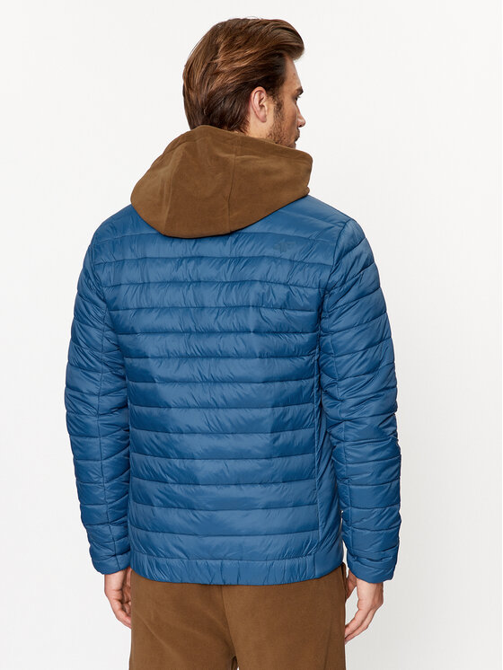 4F 4F Μπουφάν μεταβατικό 4FAW23TDJAM239 Μπλε Regular Fit