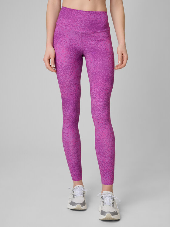 4F 4F Legginsy TRAINING Różowy Slim Fit