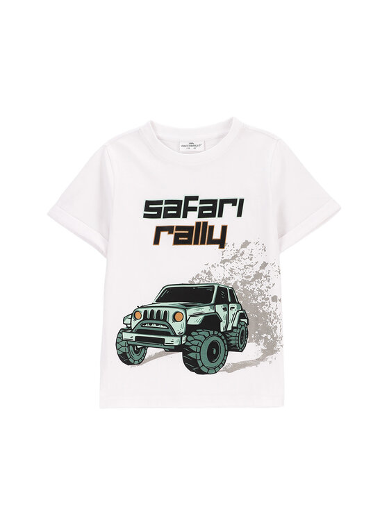 Coccodrillo Coccodrillo T-Shirt WC5143206WBK Weiß Regular Fit