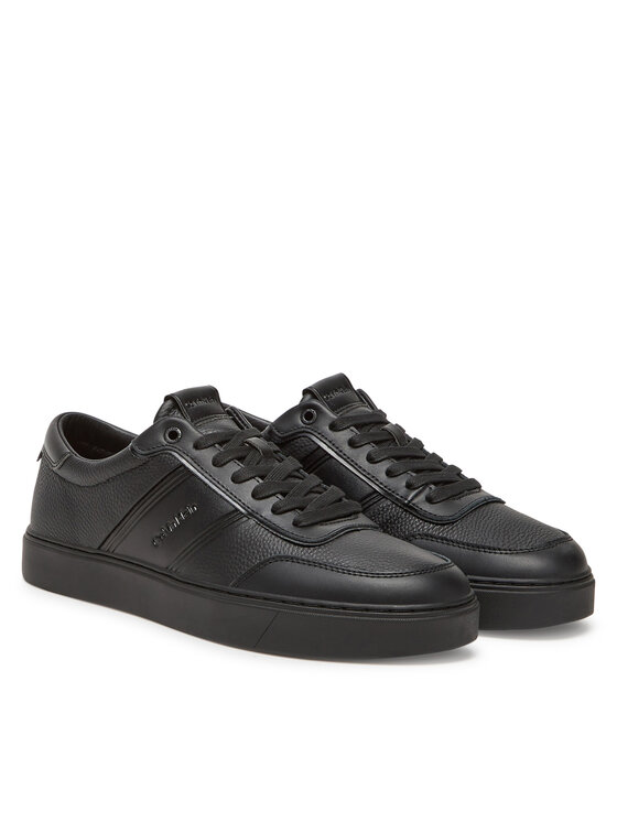 Calvin Klein Calvin Klein Sneakersy Clean Cup Low Lace Tape HM0HM01898 Czarny