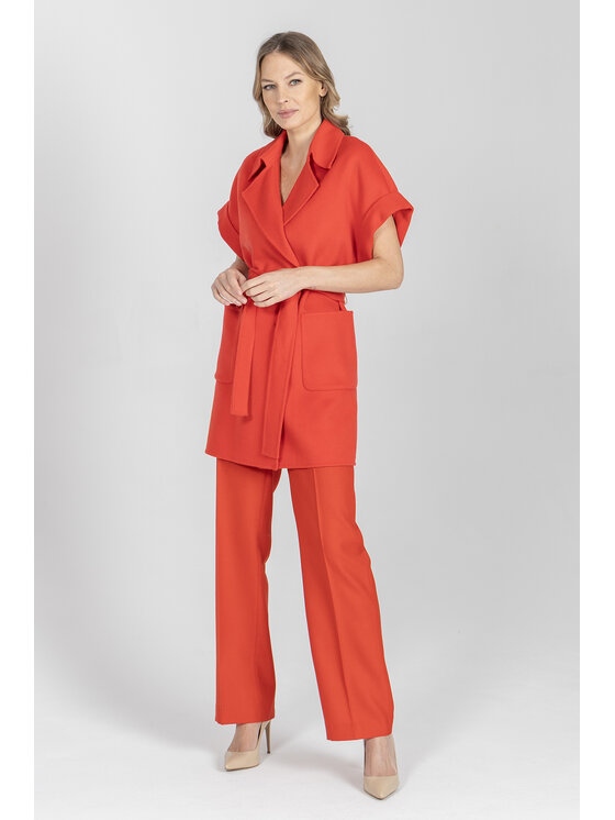 Deni Cler Milano Deni Cler Milano Marynarka T-DC-8007-F2-90-30-1 Czerwony Regular Fit