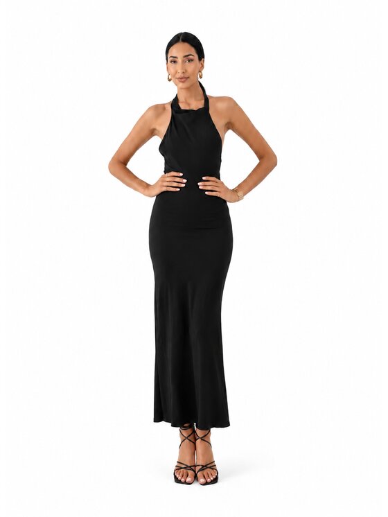 Agatha Studio Agatha Studio Sukienka wieczorowa A26LS-SU-K06 Czarny Slim Fit