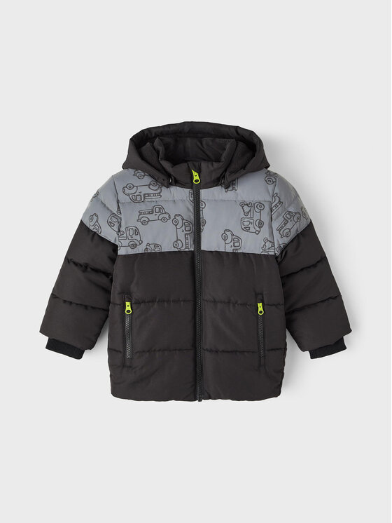 NAME IT NAME IT Зимно яке 13218521 Черен Regular Fit