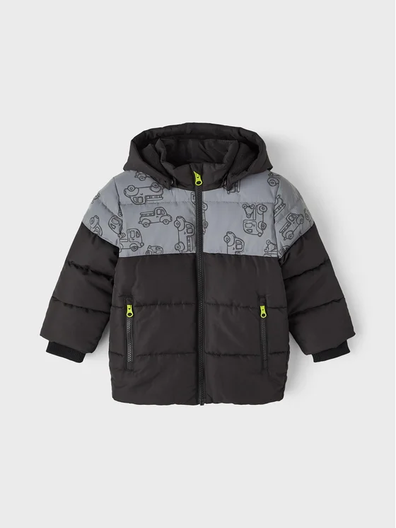 NAME IT Daunenjacke 13218521 Schwarz Regular Fit