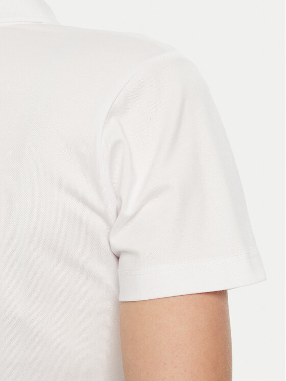 Guess Guess Tricou polo W5RP47 KARS2 Alb Regular Fit