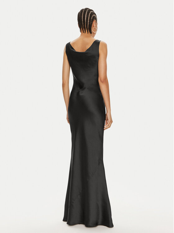 NORMA KAMALI NORMA KAMALI Sukienka wieczorowa ST2223CB739001 Czarny Regular Fit