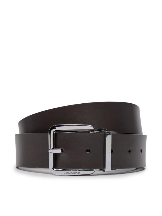 Calvin Klein Calvin Klein Moški pas Adj/Rev Ck Concise 35Mm K50K509962 Črna